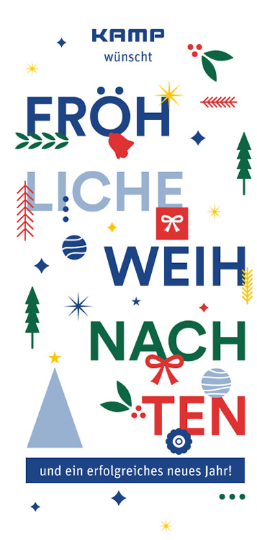 Weihnachtskarte Seite 1